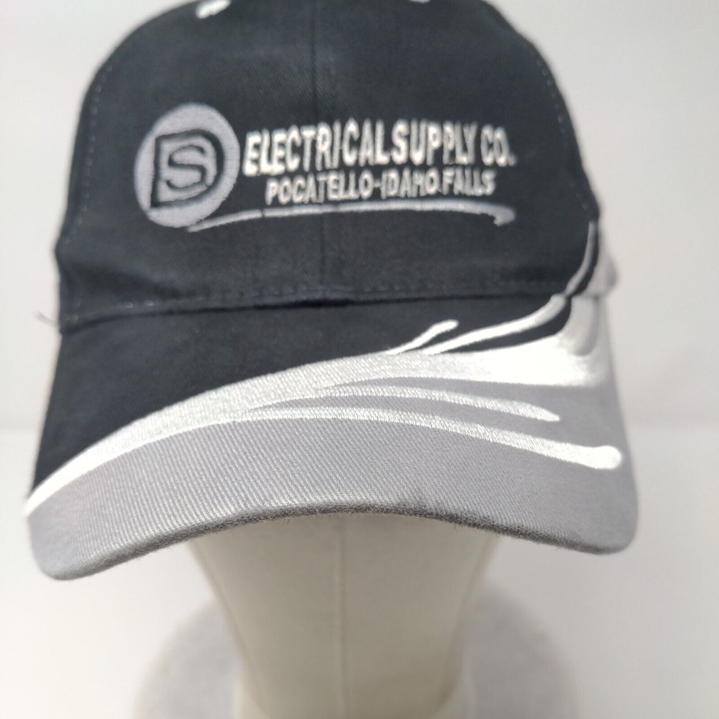 Electrical Supply Co. Pocatello Idaho Falls Strapback Hat Black OSFM Otto Cotton