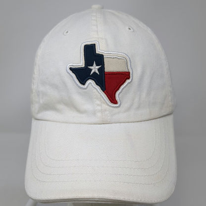 Sonoma Baseball Cap White One Size State of Texas Flag Patch Slideback Hat