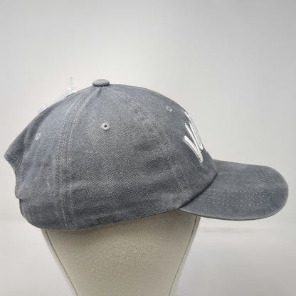 Gray One Size Baseball Cap Valencia Spain Flag Slideback Cotton Embroidery hat