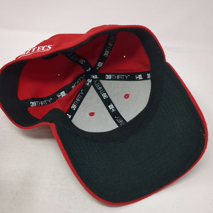 New Era San Diego State Aztecs NCAA Cap Red XL 39THIRTY Stretch Fit Spear Hat