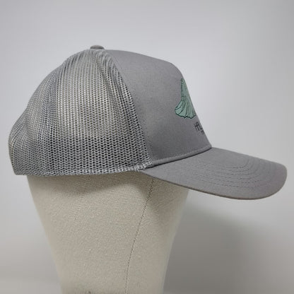 OTTO Haleakala Maui Hawaii Volcano Gray Trucker Hat One Size Mesh Snapback