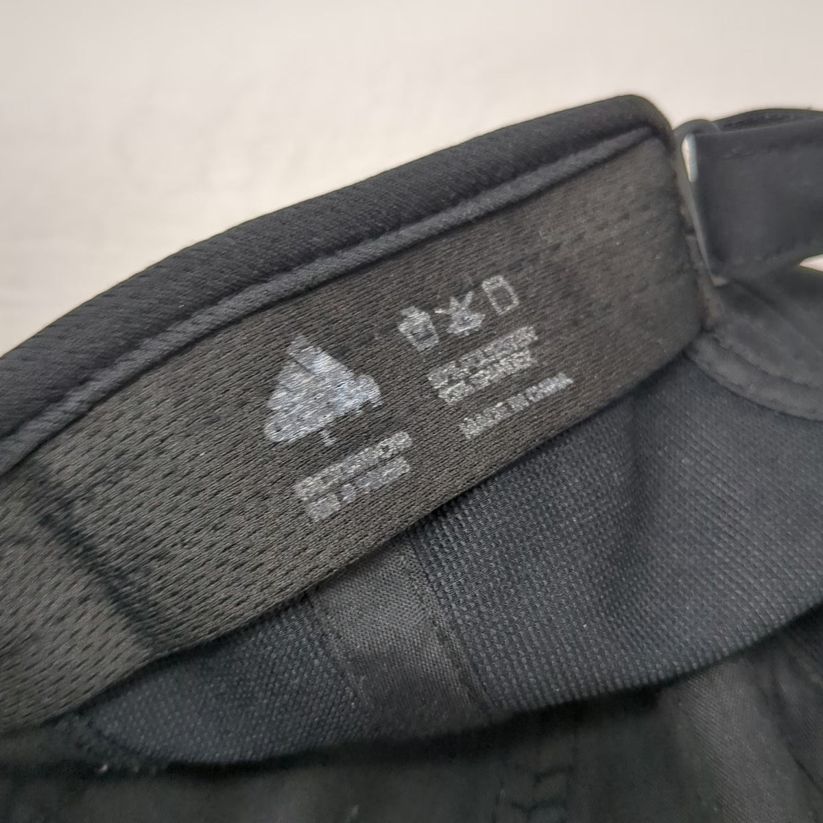 Adidas Baseball Cap Black One Size Climalite Moisture Wicking Slideback Hat