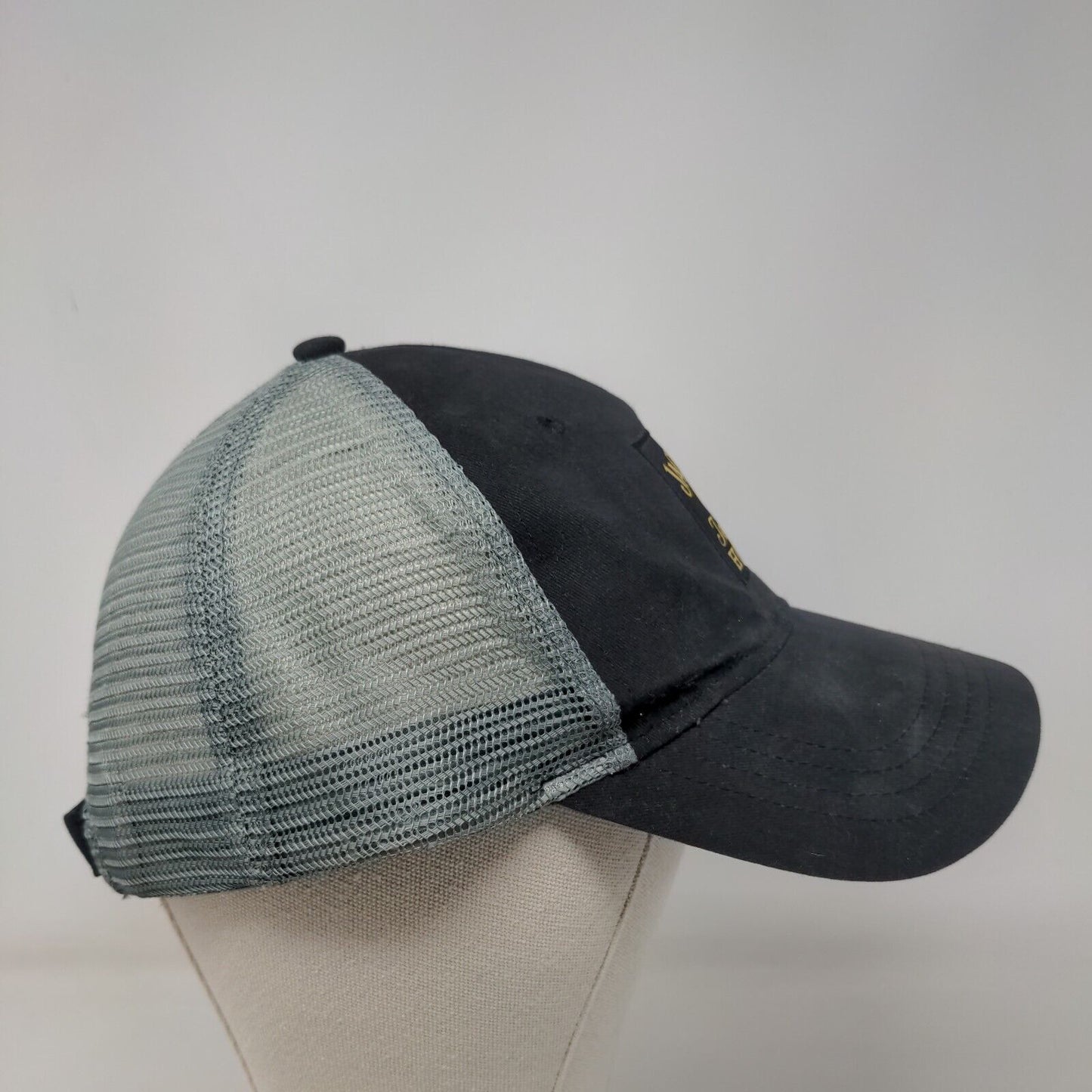 Jack Daniel's Tennessee Honey Strapback Mesh Back Trucker Hat Black OSFA