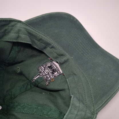 Out Of Beer Life Is Crap Slideback Hat Green One Size Adjustable