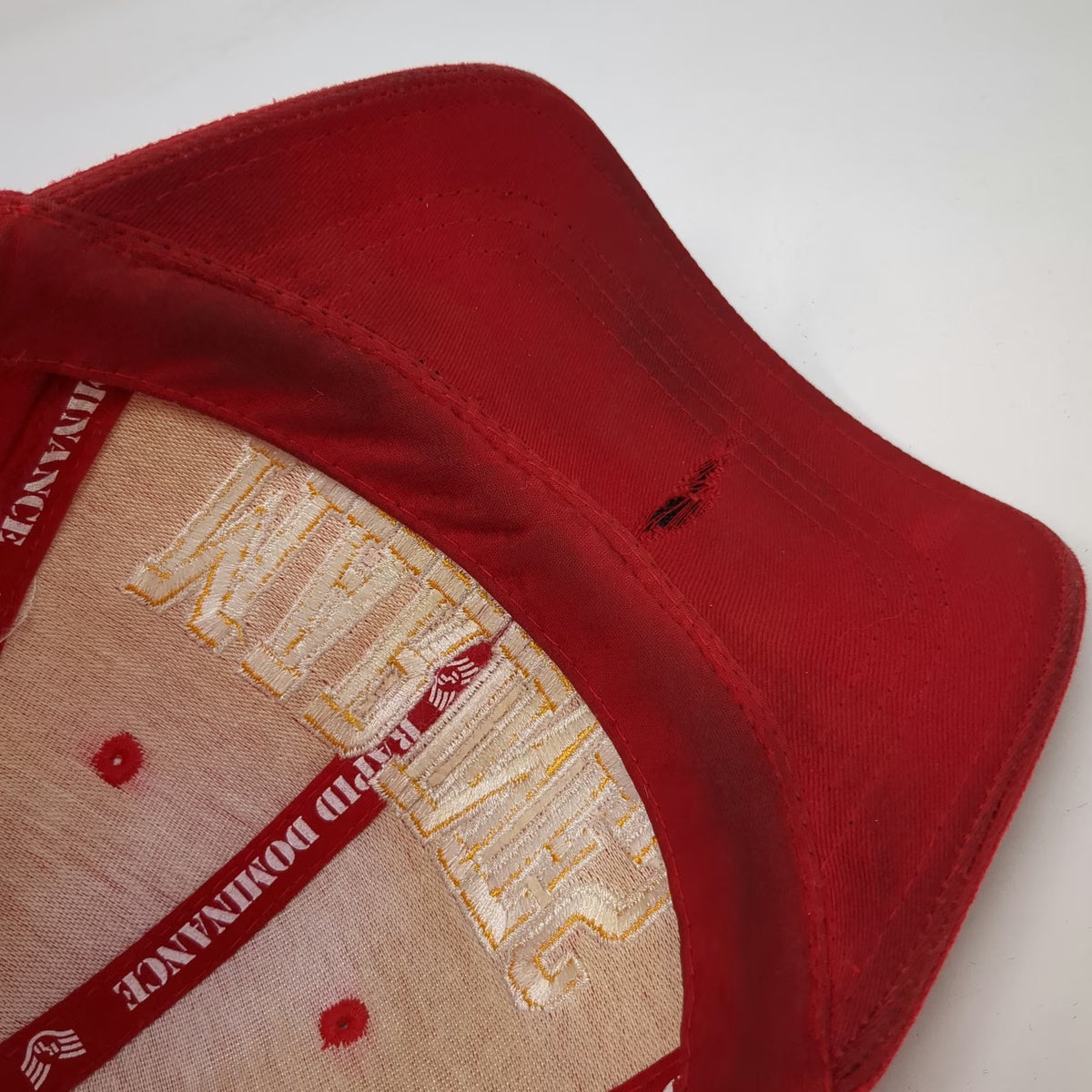 Rapid Dominance Baseball Cap Red Yellow OSFM Marines Embroidery Strapback Hat