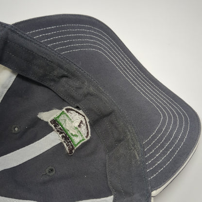 Betaseed Strapback Hat Gray Large Embroidered Colorblock Richardson