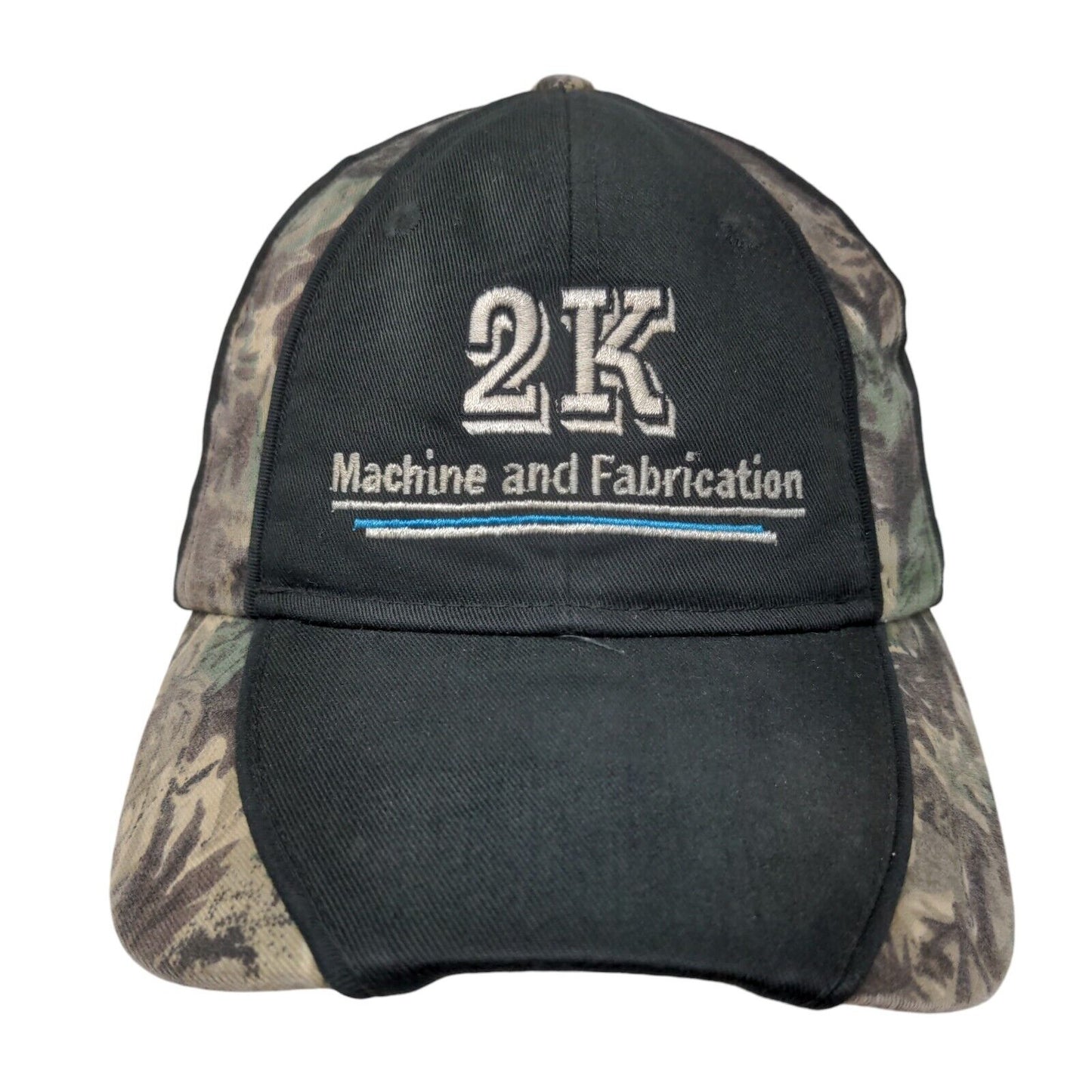 2K Machine & Fabrication Strapback Hat Multi OSFM Embroidered Colorblock