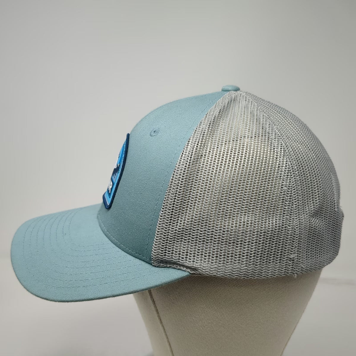Richardson Trucker Hat Blue L QCNR College of Natural Resources Mesh Snapback