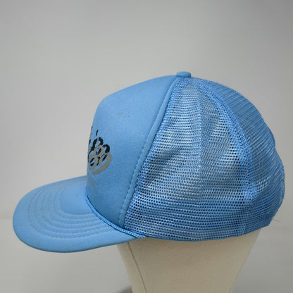 Indy 89 Indianapolis Racing Event Trucker Hat Blue Vintage Mesh Snapback Foam