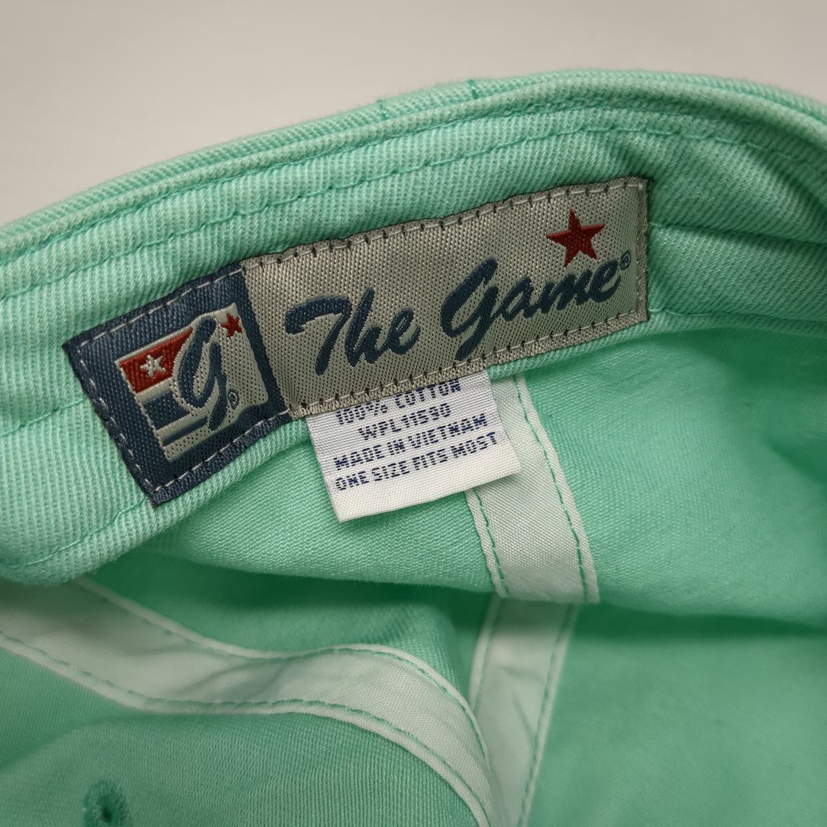 The Game Baseball Cap Blue One Size Canobie Lake Park Amusement Park Graphic Hat