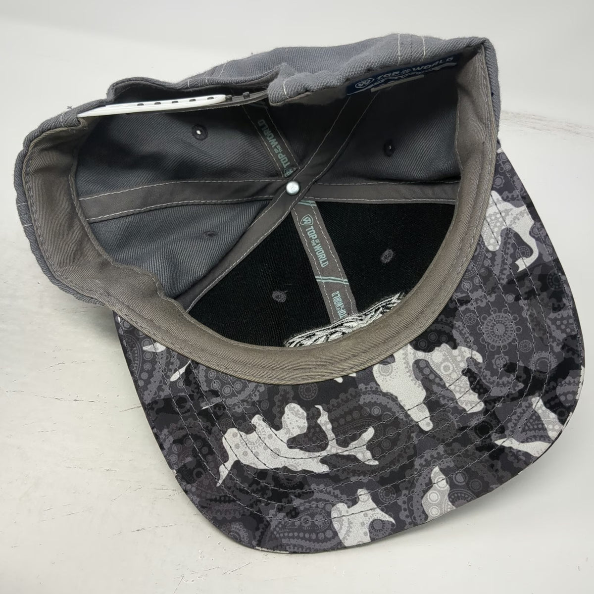 Kennesaw State Owls NCAA Top of the World Snapback Hat Gray One Size Camo Brim