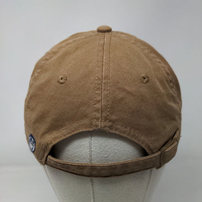 Life Is Good Slideback Hat Brown One Size Adjustable Embroidered Heart Cotton