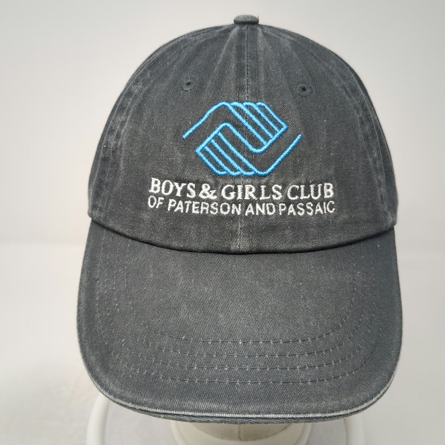 Anvil Baseball Cap Gray One Size Embroidered Boys & Girls Club Paterson Passaic