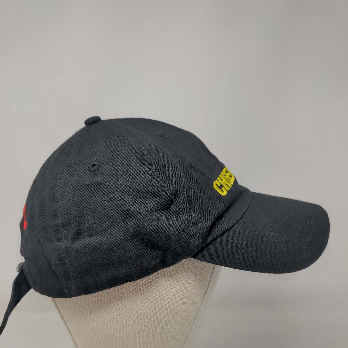 Cheerleader Basketball SB Slideback Hat Black OSFM Adjustable Embroidered