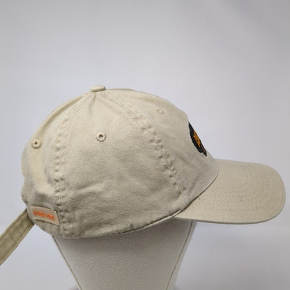 Costa Rica Pura Vida Slideback Hat Tan One Size Adjustable Embroidered 6 Panel