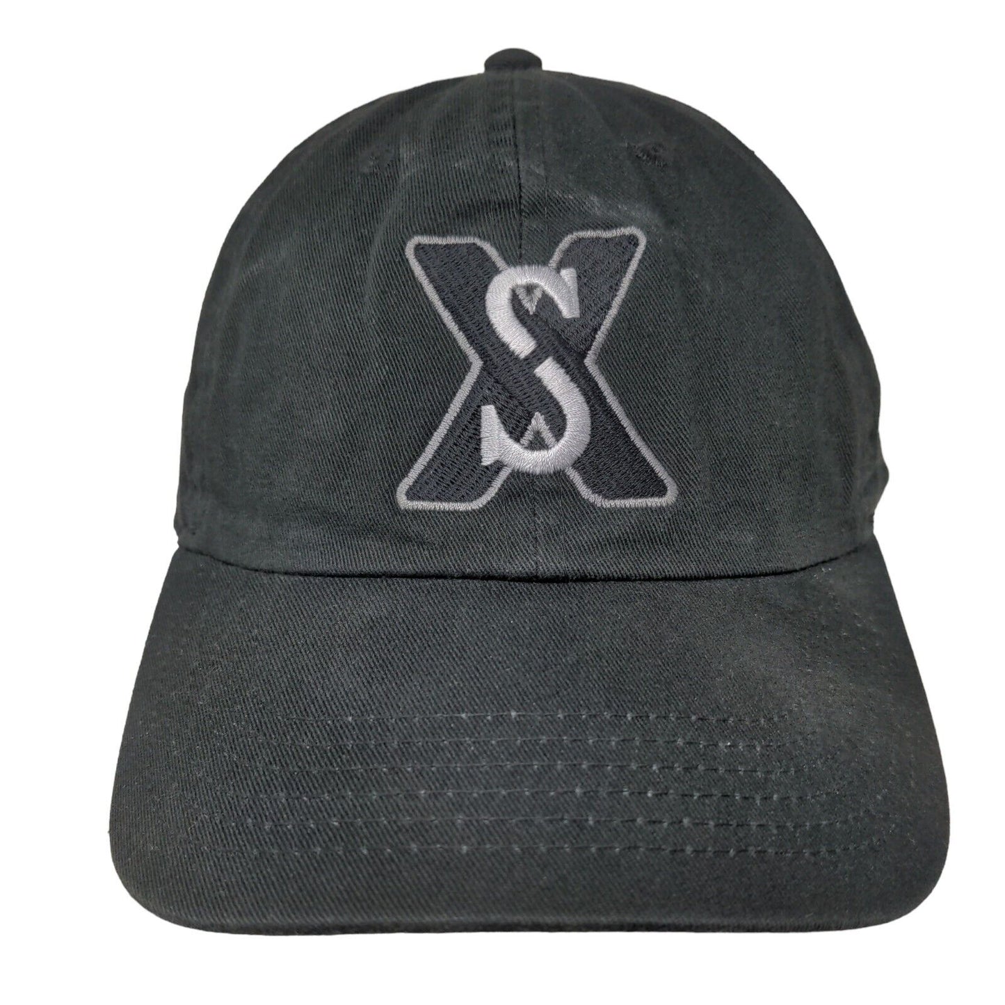 Suforia Slideback Hat Black OSFA Embroidered Logo Adjustable Newhattan