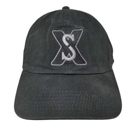Suforia Slideback Hat Black OSFA Embroidered Logo Adjustable Newhattan
