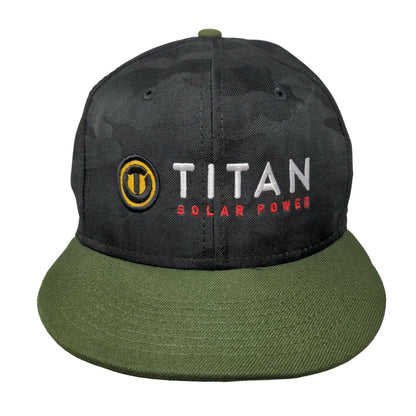 Titan Solar Power Snapback Hat Multicolor OSFM Adjustable Embroidered New Era