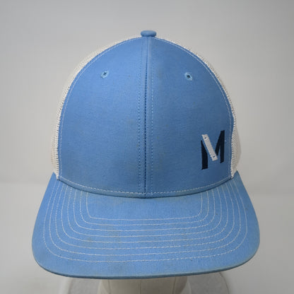 Midwest Lumber Snapback Trucker Hat Blue OS Adjustable Mesh Back Richardson
