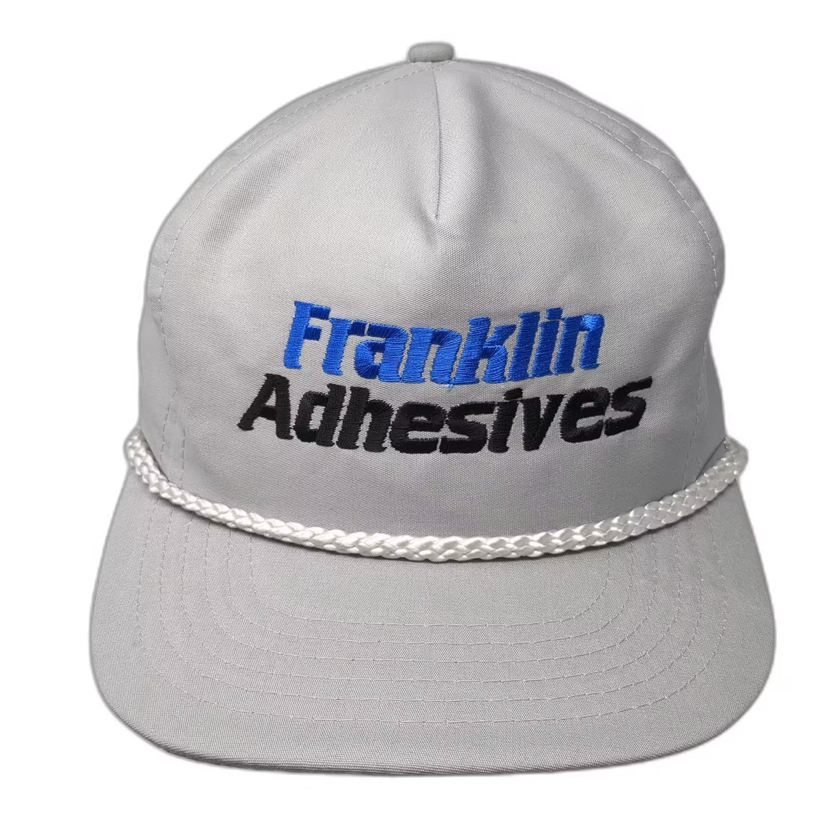 Designer Award Headwear Franklin Adhesives 5 Panel Hat Gray OS Snapback Rope