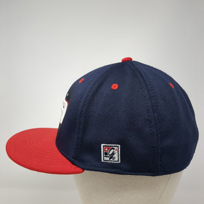 LABC USA Fitted Hat Multi Medium Embroidered Colorblock The Game