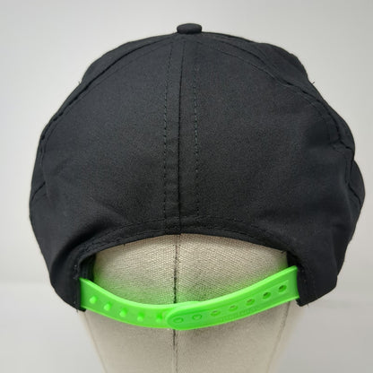 Sportcap 5 Panel Black Campbell Tractor Co Rope Snapback Green Hat Vintage