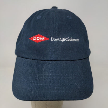 DOW Agrosciences Men's Slideback Hat Blue Adjustable Embroidered Logo Cotton