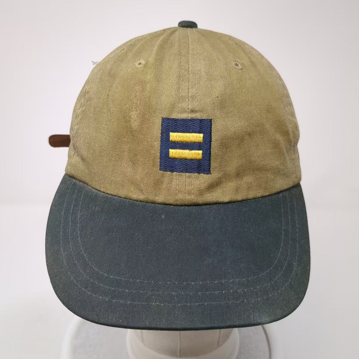 Adams Human Rights Campaign HRC Logo Cap Brown Blue One Size Slideback Hat