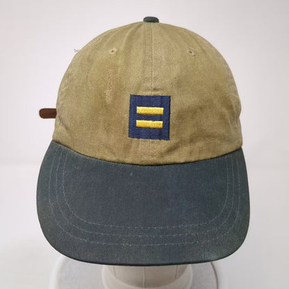 Adams Human Rights Campaign HRC Logo Cap Brown Blue One Size Slideback Hat