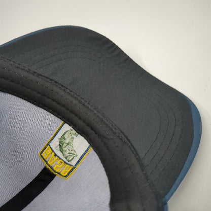 B.A.S.S. Baseball Cap Blue One Size Nylon Slideback Fishing Shield Logo Hat
