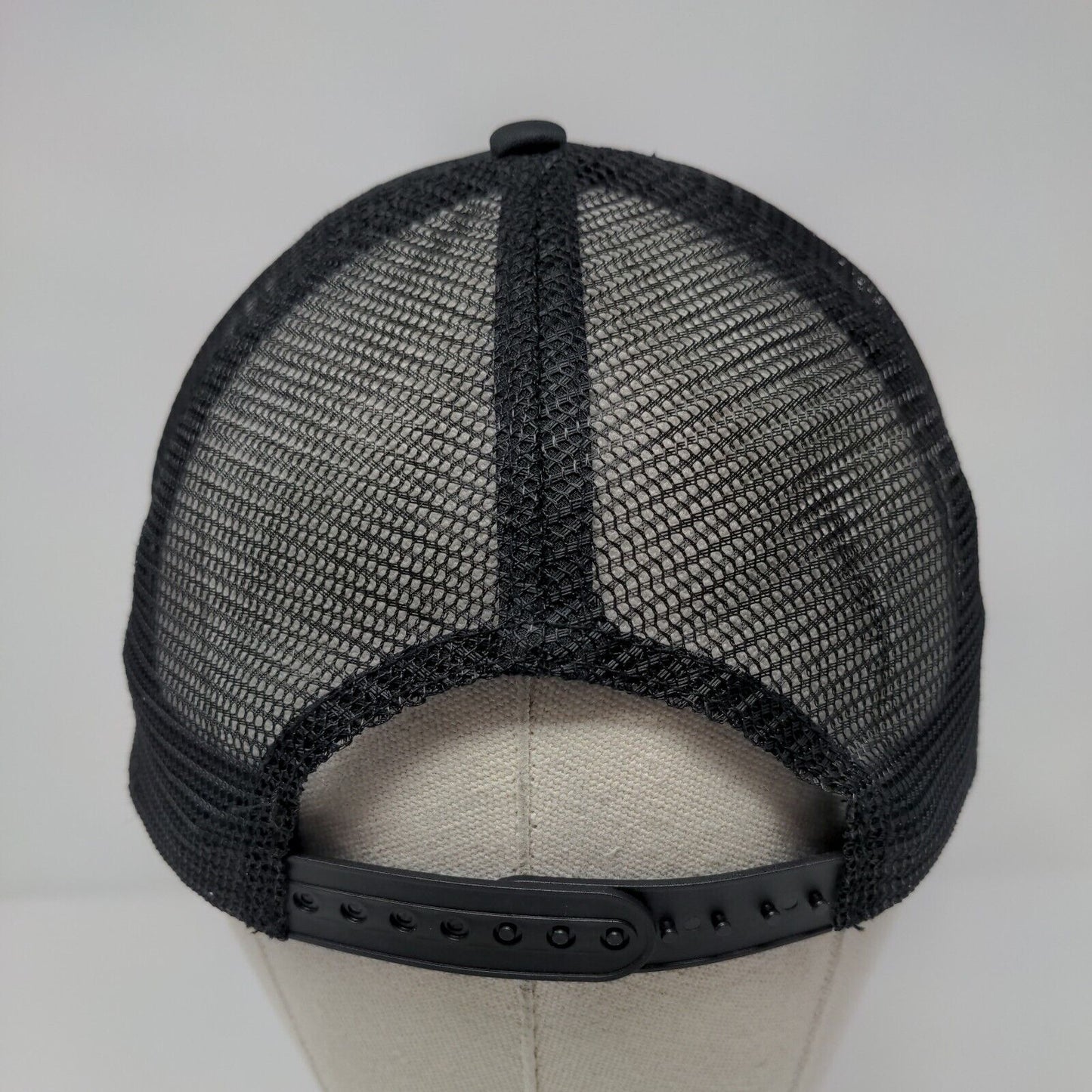 Thunder Squad Snapback Mesh Back Trucker Hat Black OSFA Adjustable