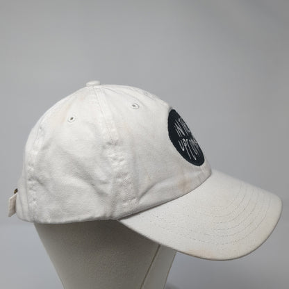 In The Upcoming Slideback Hat White One Size Adjustable Solid Outdoor