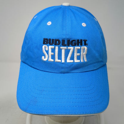 Bud Light Seltzer Snapback Hat Blue One Size Sandwich Bill Embroidered Logo