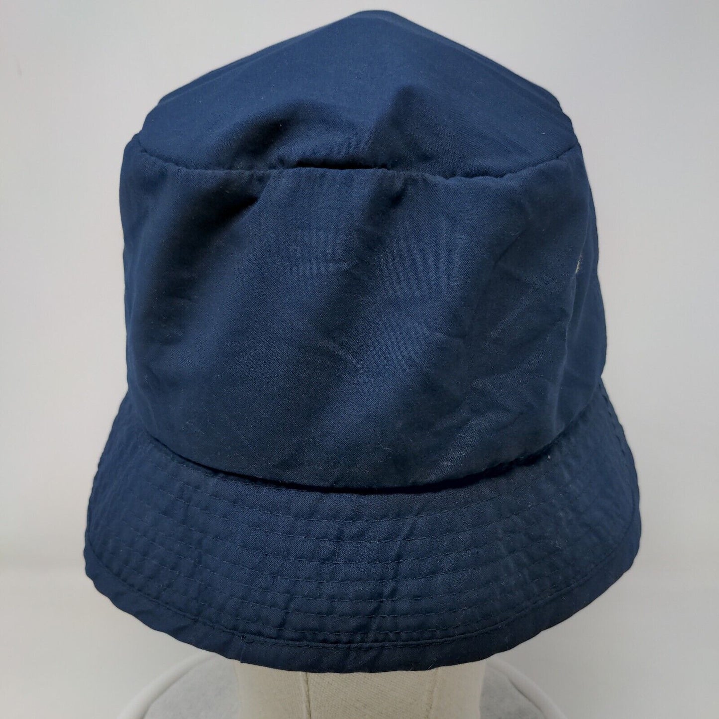 Sun Logo Bucket Hat Blue One Size Embroidered Outdoor