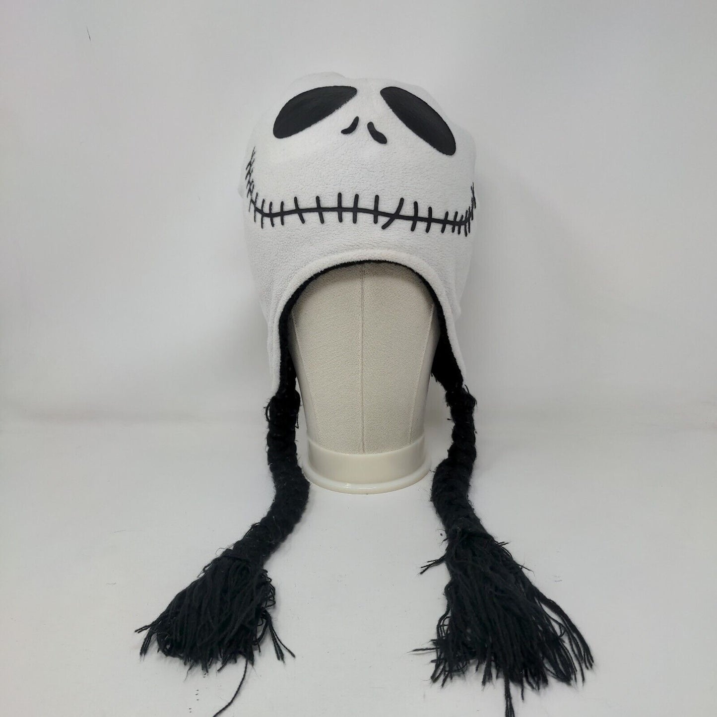 Nightmare Before Christmas Laplander Knit Beanie Hat Multi One Size Reversible