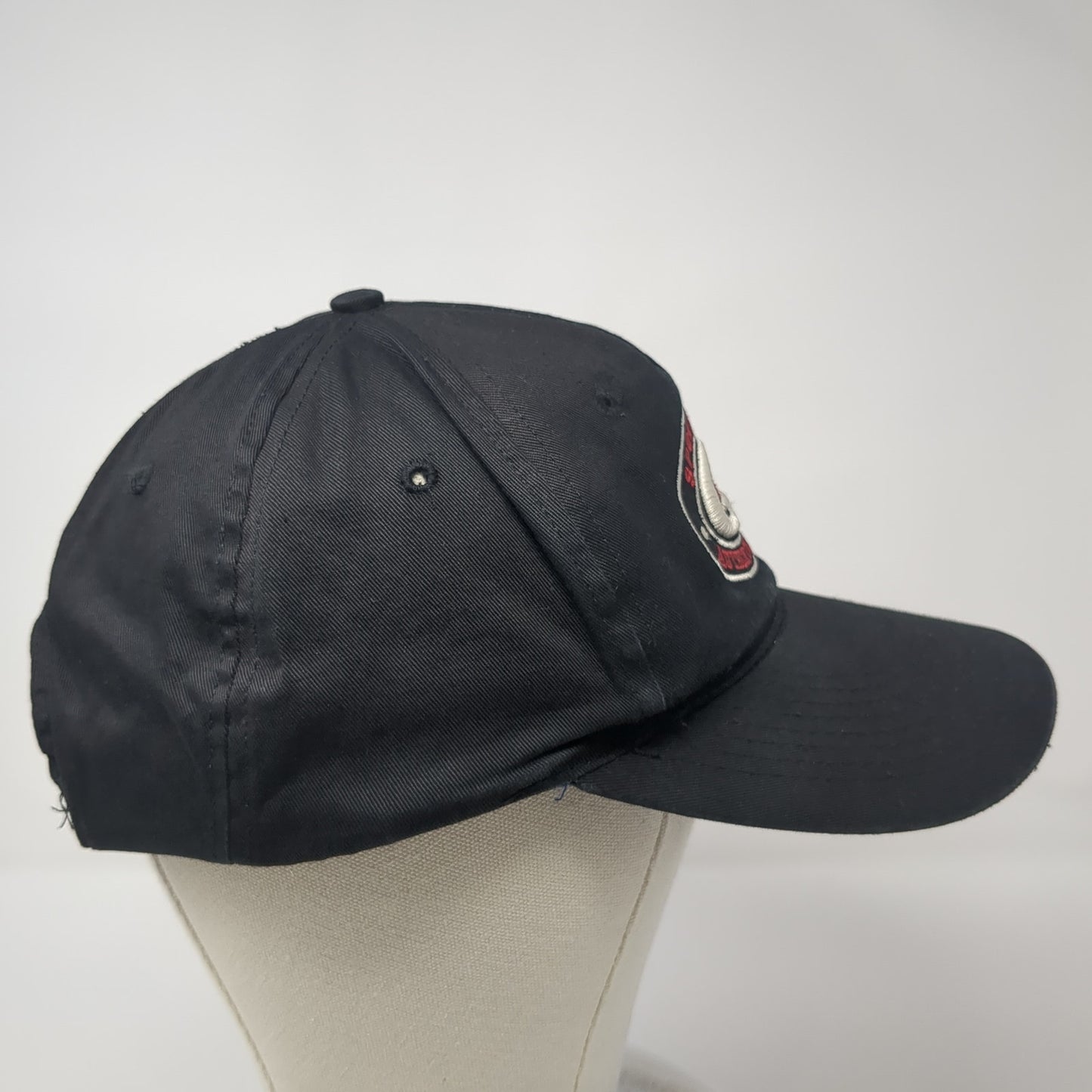 Sportsman Grandpa Snapback Hat Black One Size Adjustable Embroidered