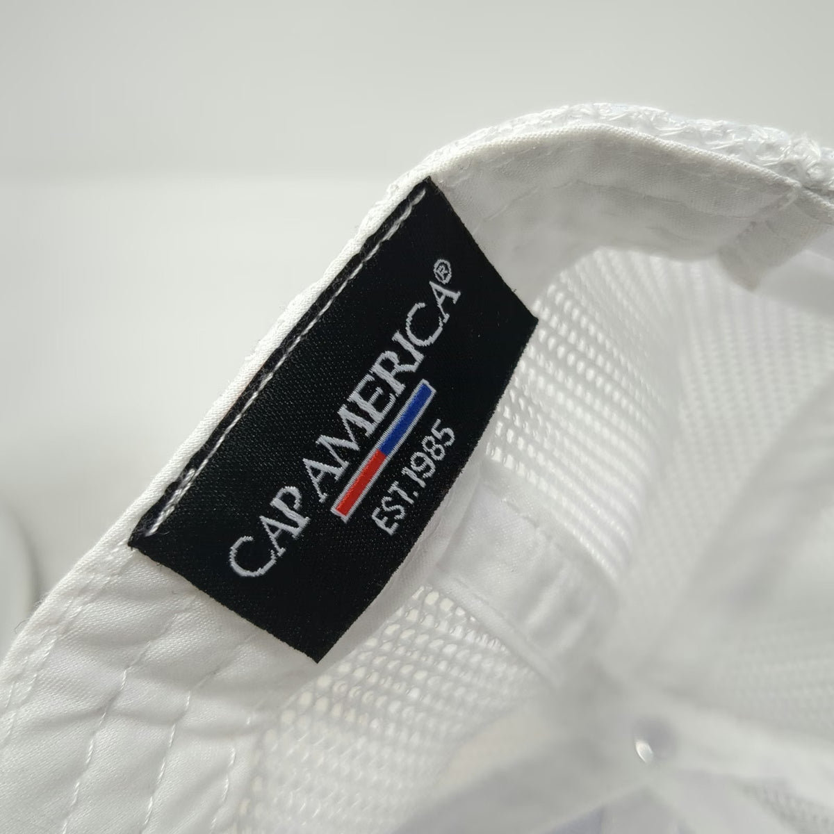 Cap America Trucker Hat Gray One Size Alliance RV Embroidered Mesh Snapback