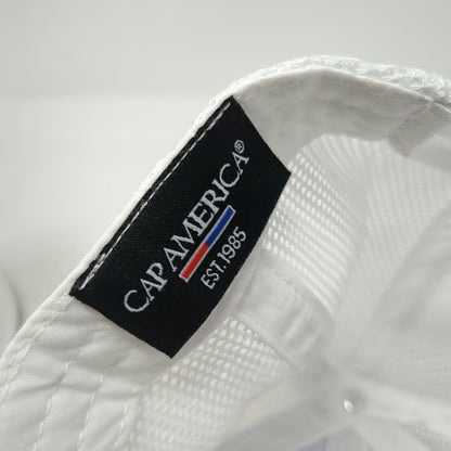 Cap America Trucker Hat Gray One Size Alliance RV Embroidered Mesh Snapback