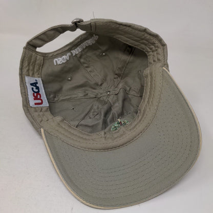 US Open 2013 Merion Slideback Hat Tan One Size Embroidered USGA Member