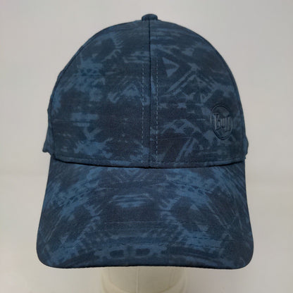 Buff Men's Slideback Hat Blue Geometric Pattern 3D Logo Mesh Sides