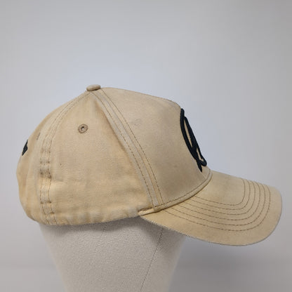 HT Hard Tuned Toddler Snapback Hat Beige One Size Adjustable Embroidered 6 Panel