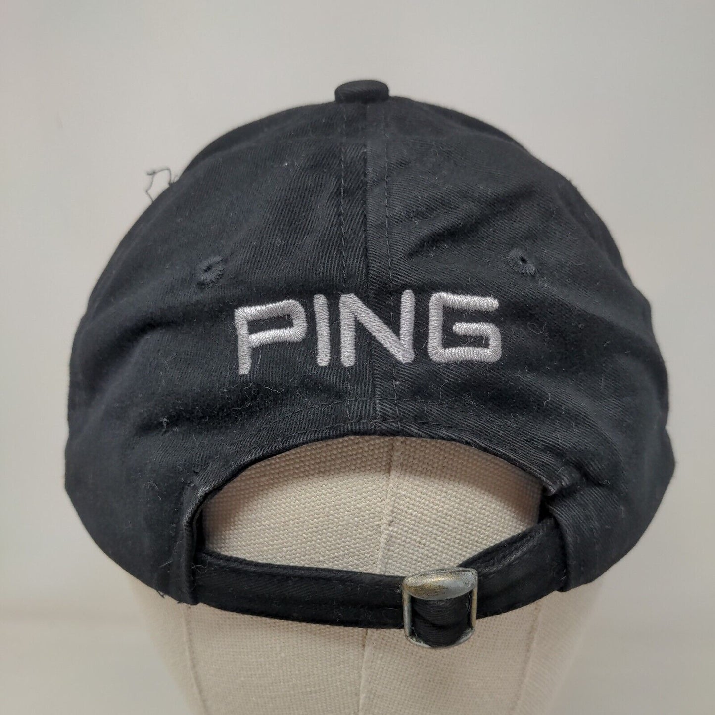 Ping Tisi Driver Slideback Hat Black OSFA Embroidered Adjustable Outdoor