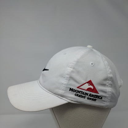 Nike Golf Strapback Hat White OSFM Mountain America Credit Union