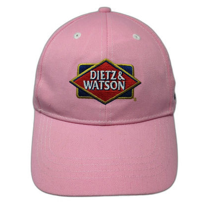 Dietz & Watson Baseball Cap Pink One Size Strapback Susan G Komen Hat Logo Meats