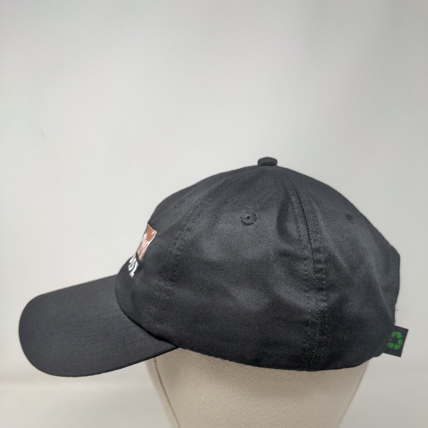 Zoo Boise Strapback Hat Black One Size Adjustable Embroidered 6 Panel