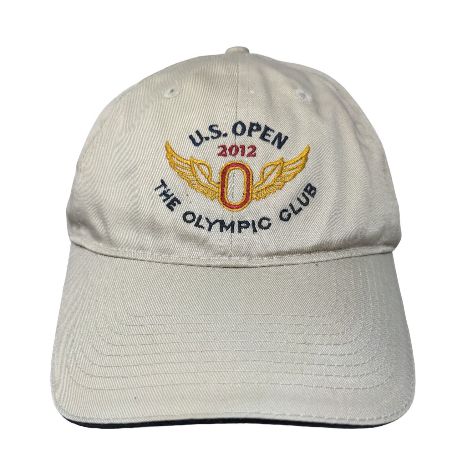 U.S. Open The Olympic Club 2012 Slideback Hat Tan One Size USGA Embroidered