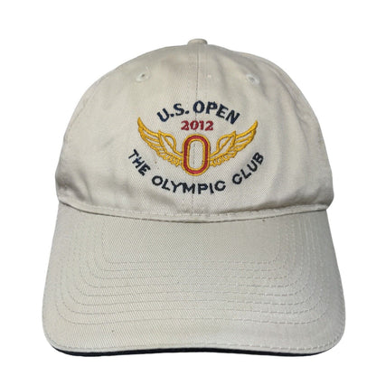U.S. Open The Olympic Club 2012 Slideback Hat Tan One Size USGA Embroidered