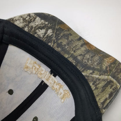 Fastenal Baseball Cap Green Camo One Size Embroidered Logo Strapback Hat