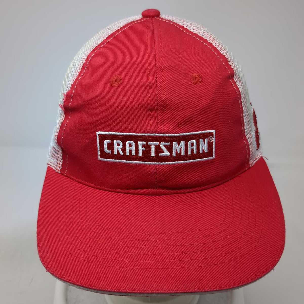 Craftsman Ace Hardware Trucker Hat Red One Size Mesh Back Snapback Tool Brand