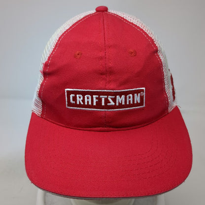 Craftsman Ace Hardware Trucker Hat Red One Size Mesh Back Snapback Tool Brand